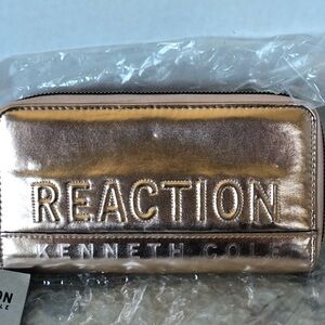 Reaction cole reaction rose gold wallet